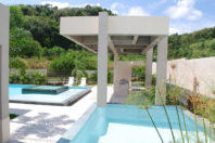 Prismas · Terrazas, Gazebo, Piscina y Jacuzzi